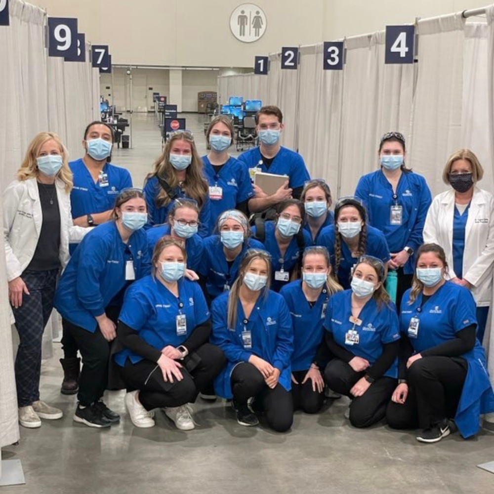 Nursing, PAS students play active role at COVID-19 vaccination clinics